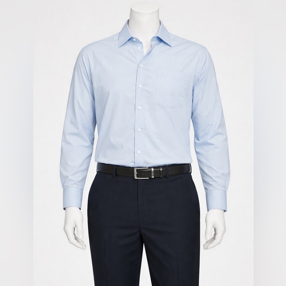 Men's Light Blue Dress Shirt